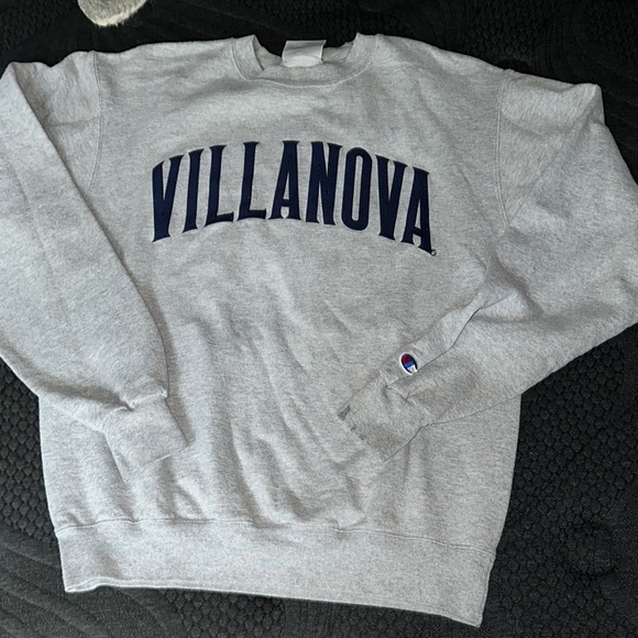 Champion Villanova Gray Men's Sweater crew neck sweatshirt Sz M - Picture 1 of 1